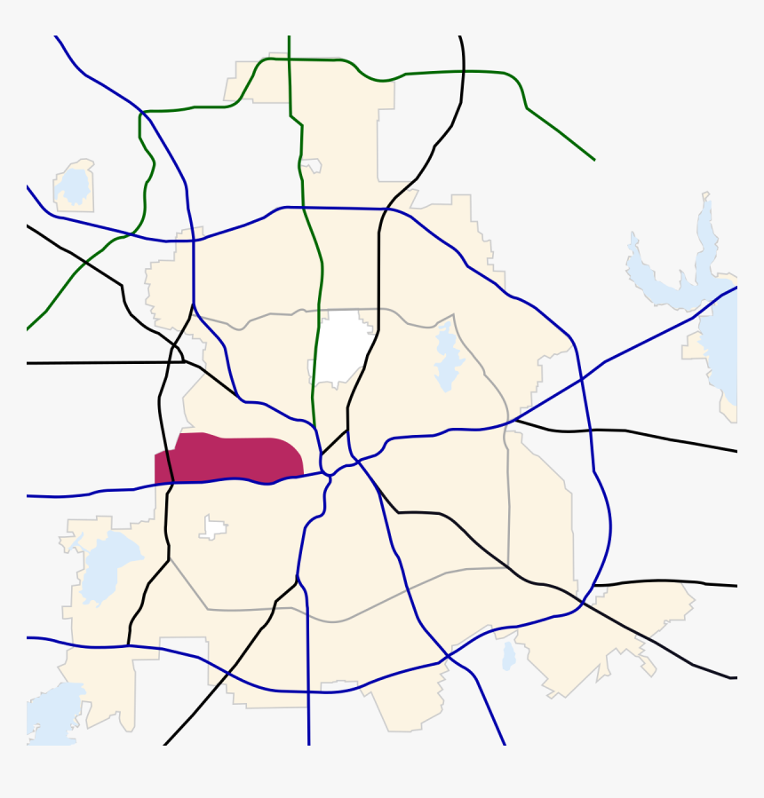 Dallas Road Map, HD Png Download, Free Download