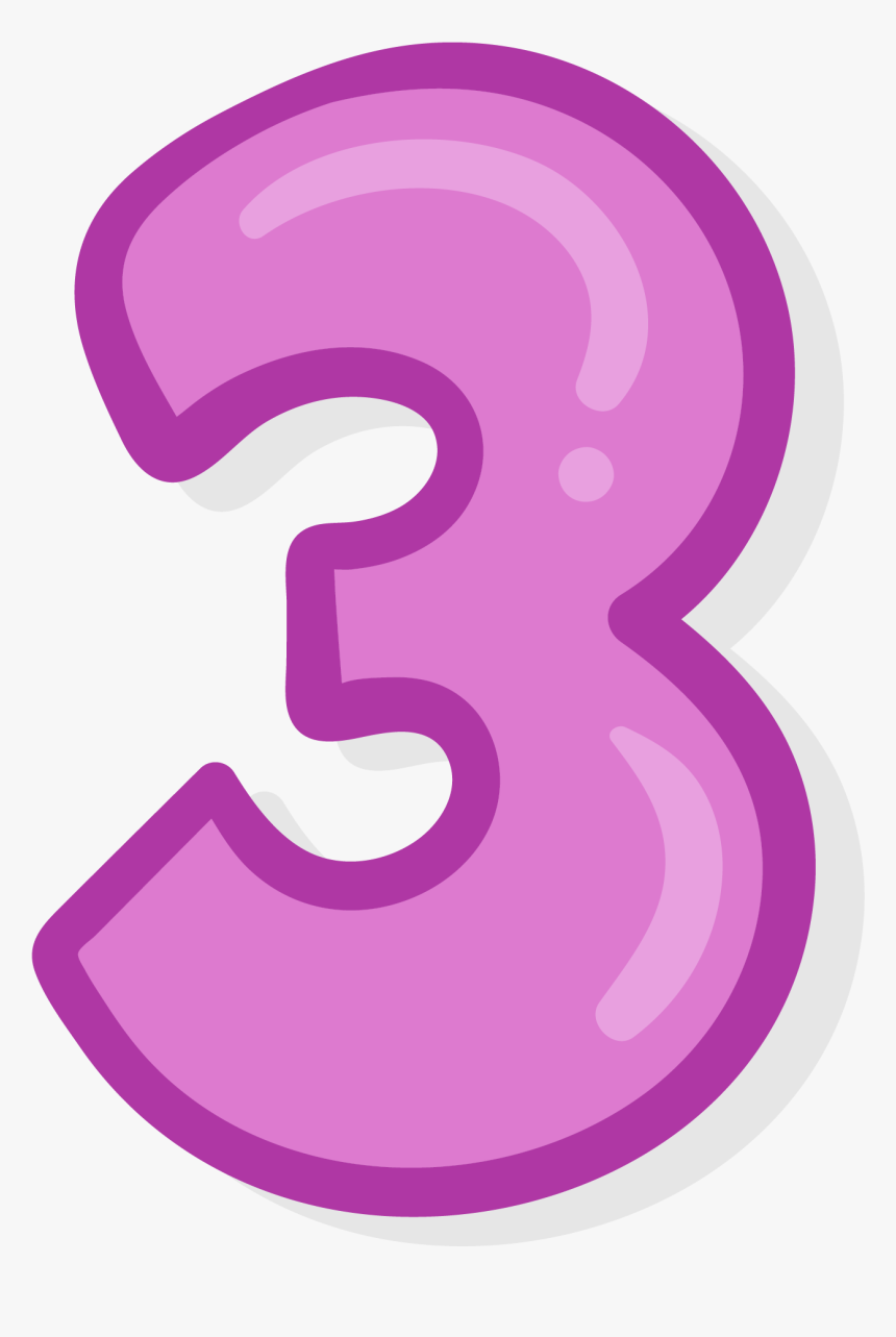 3 Number Png Photo Purple Number 3 Transparent Png Download Kindpng