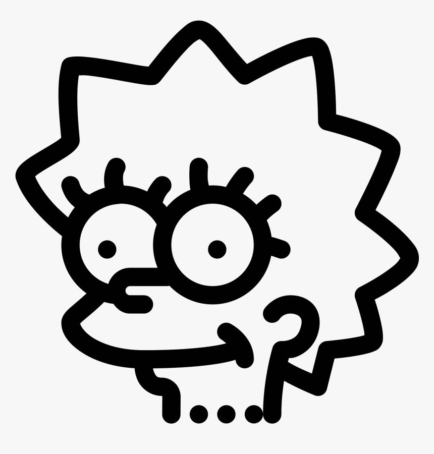 Lisa Simpson Icon Free Download And Vector Png Simpsons Bart Simpson Clipart Black And White Transparent Png Kindpng