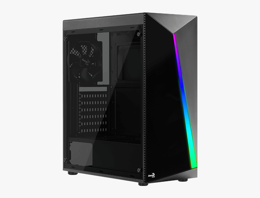 Gabinete Aerocool Shard Black Tempered Glass, HD Png Download, Free Download