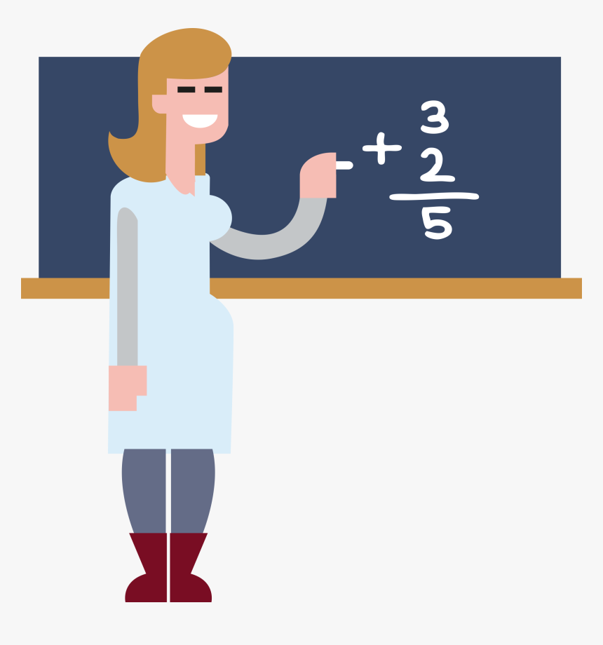 Maths Teacher - Clip Art Maths Teacher, HD Png Download, Free Download