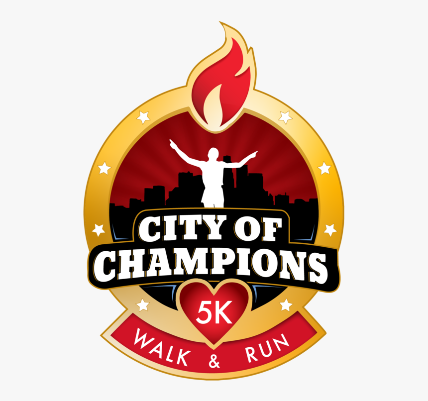 City Of Champions 5k Walk/run - Label, HD Png Download, Free Download