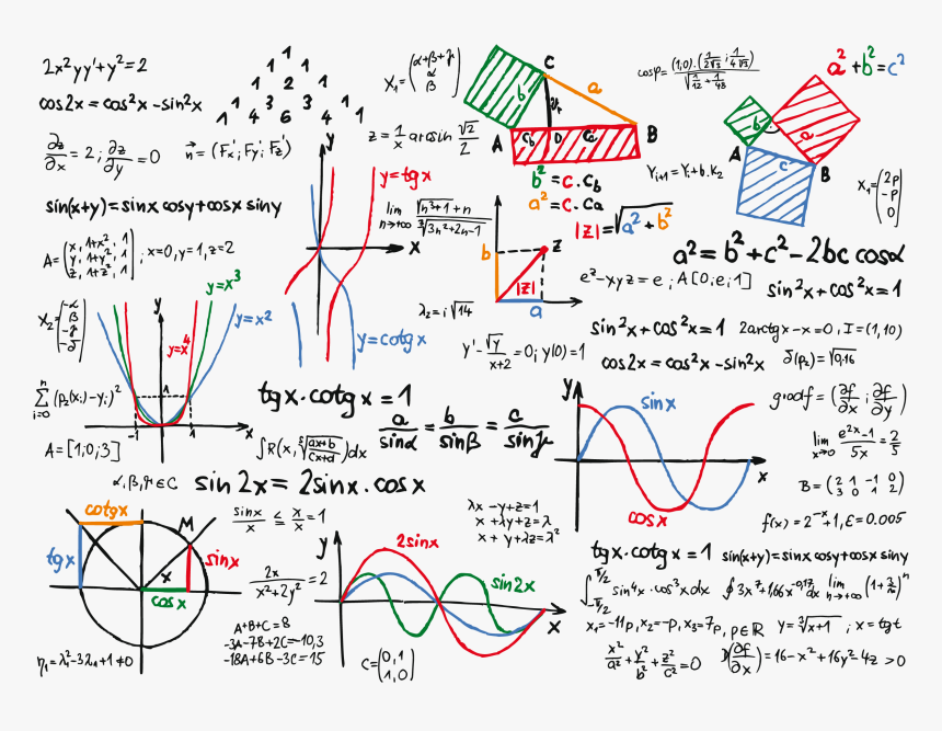 Portada De Matematicas Y Algebra, HD Png Download, Free Download