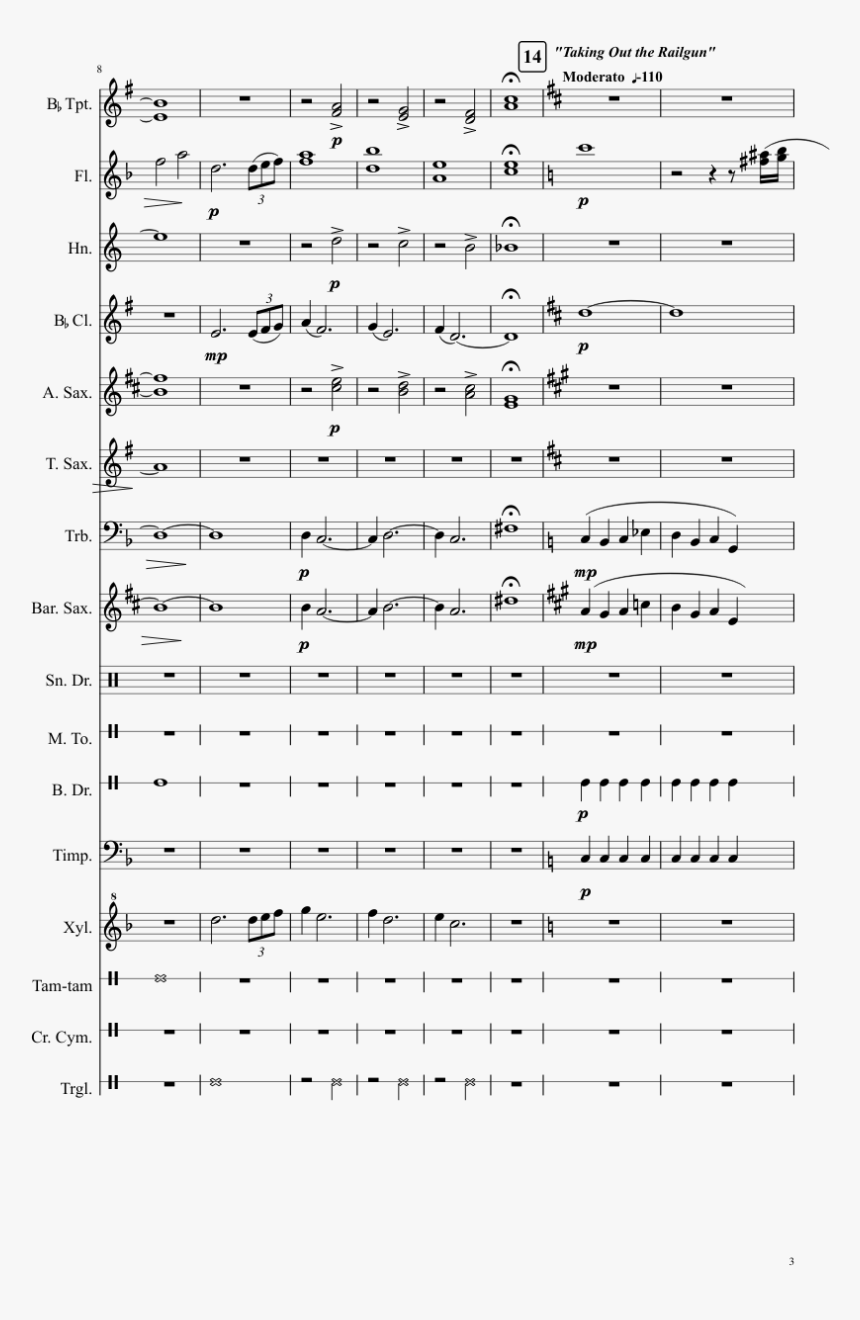 High Hopes Flauta Partitura, HD Png Download, Free Download