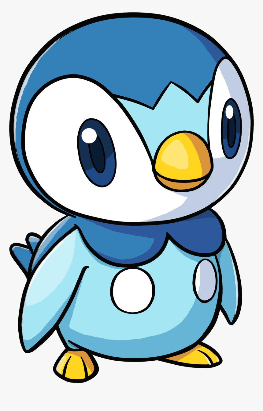 Piplup Drawing Pokemon Starter - Pokemon Piplup, HD Png Download, Free Download