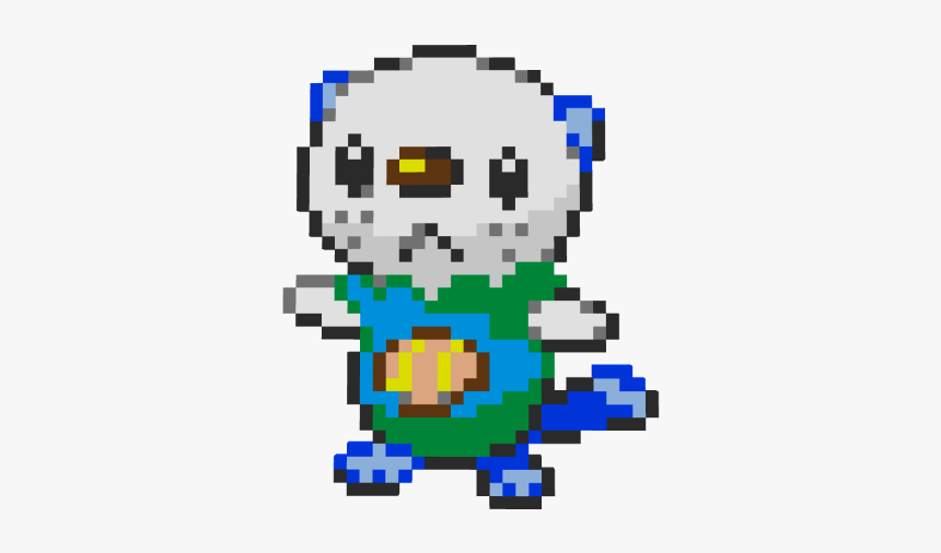 Pixel Art Pokemon Oshawott, HD Png Download, Free Download