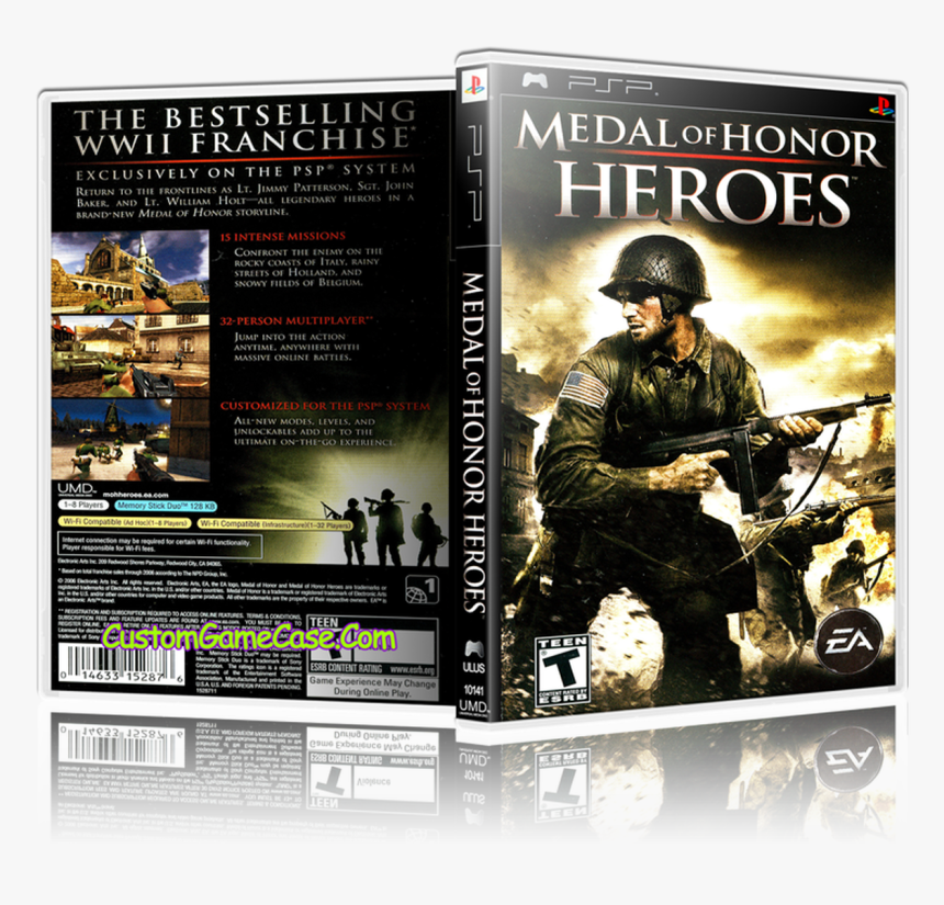 Medal Of Honor Heroes - Medalla De Honor Heroes Psp, HD Png Download, Free Download