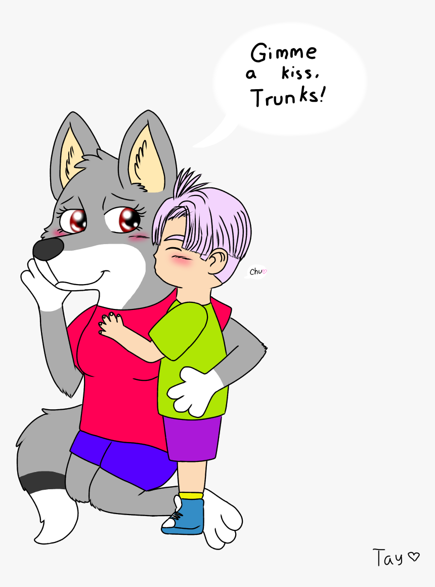 Gimme A Kiss, Trunks - Cartoon, HD Png Download, Free Download