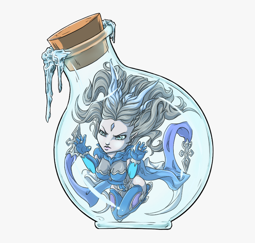 Shiva In A Bottle - Cartoon, HD Png Download, Free Download