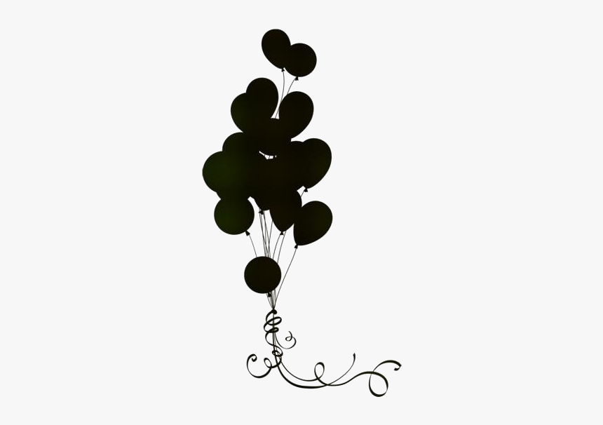 Balloon Border Png Transparent Images - Birthday Balloon Silhouette, Png Download, Free Download