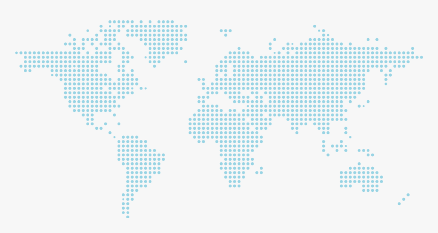 World Map With Dots - Illustration, HD Png Download, Free Download