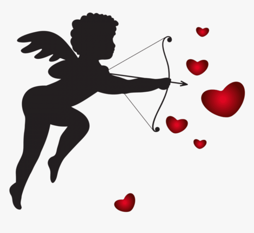 Cupid Bow And Arrow Png - Cupid Clipart Transparent Background, Png Download, Free Download