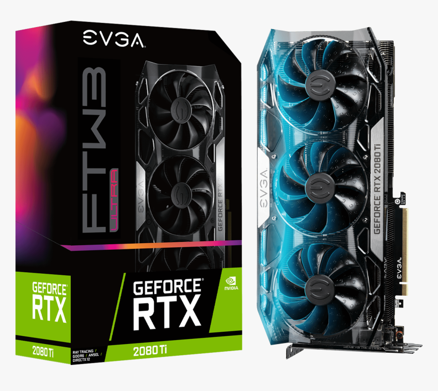 Evga Geforce Rtx 2080 Ti Ftw3 Ultra Gaming - Evga Rtx 2080 Ti Ftw3, HD Png Download, Free Download