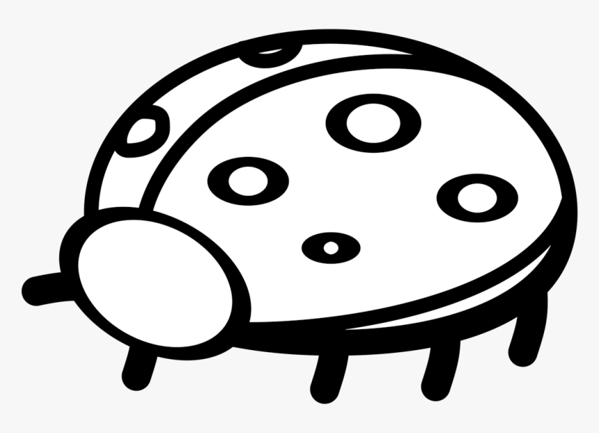 Ladybird Outline Gambar Lady Bird Hitam Putih Hd Png