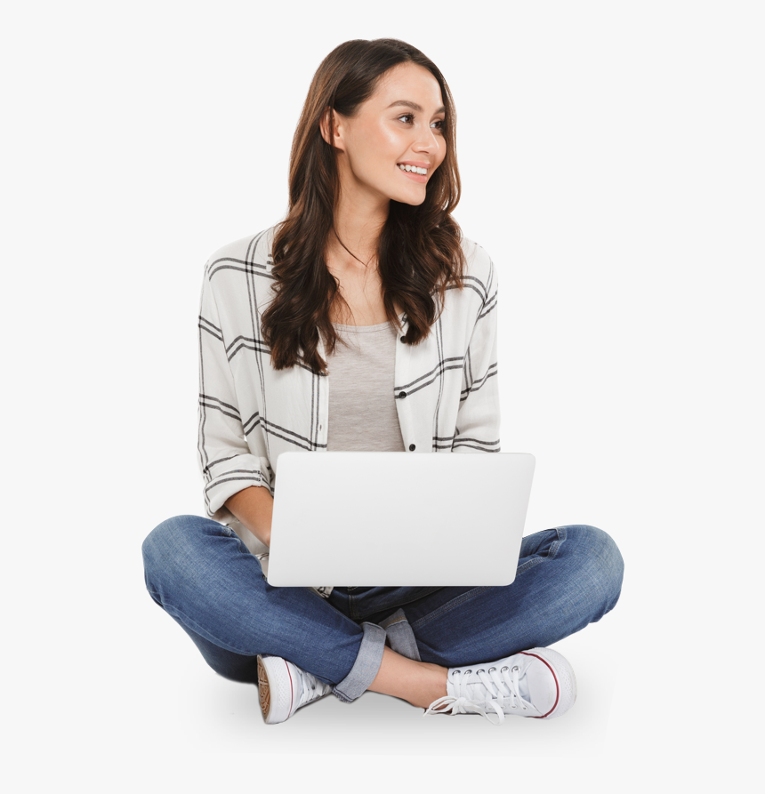 Girl - Sitting, HD Png Download, Free Download