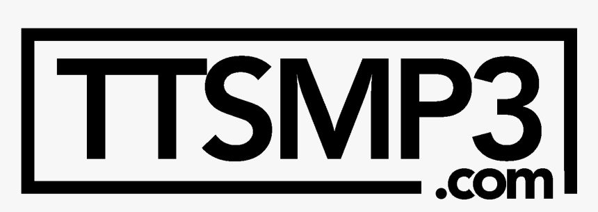 Ttsmp3 - Com Logo - Monochrome, HD Png Download, Free Download
