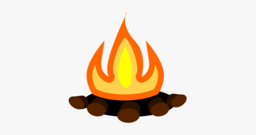 Emoji Fire Png - Transparent Background Campfire Clipart, Png Download, Free Download
