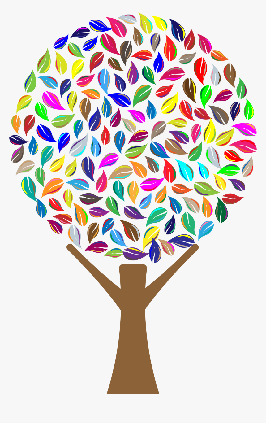 Prismatic Abstract Tree 2 8 No Background Clip Arts - Tree Drawing Abstract Png, Transparent Png, Free Download