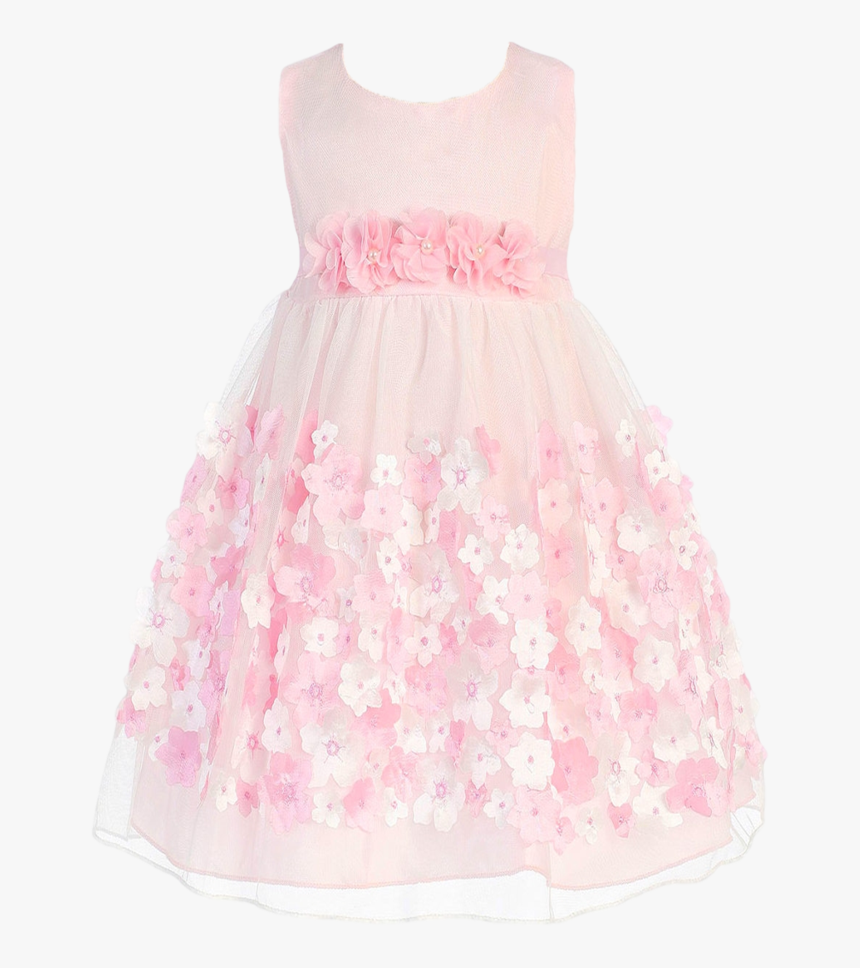 Vestido Milon Floral Rosa, HD Png Download, Free Download