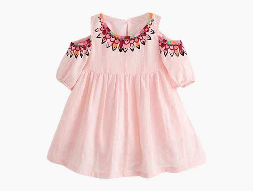 Summer Dress Png -kids Dress Design, Hd Png Download - Kids Clothes Png, Transparent Png, Free Download