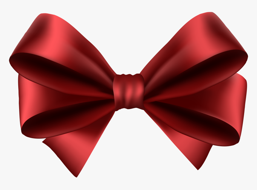 Red Clip Art - Bow With Transparent Background, HD Png Download, Free Download