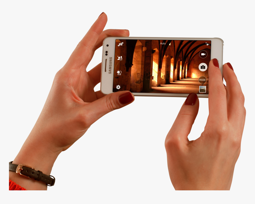 Taking Picture From Smartphone Png Image - Take Good Pictures With Android, Transparent Png, Free Download