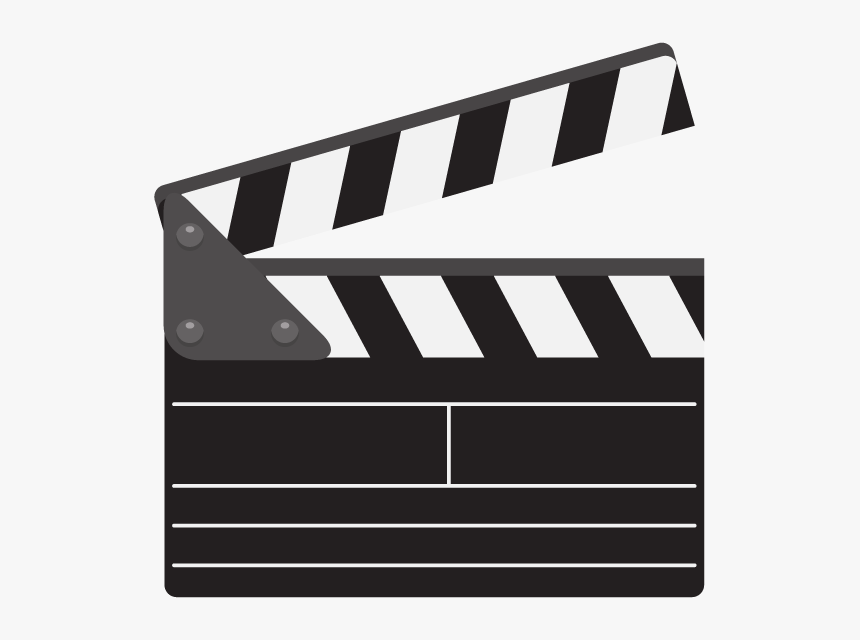 Free Simple Clapper Board Clip - Movie Click Board Png, Transparent Png, Free Download