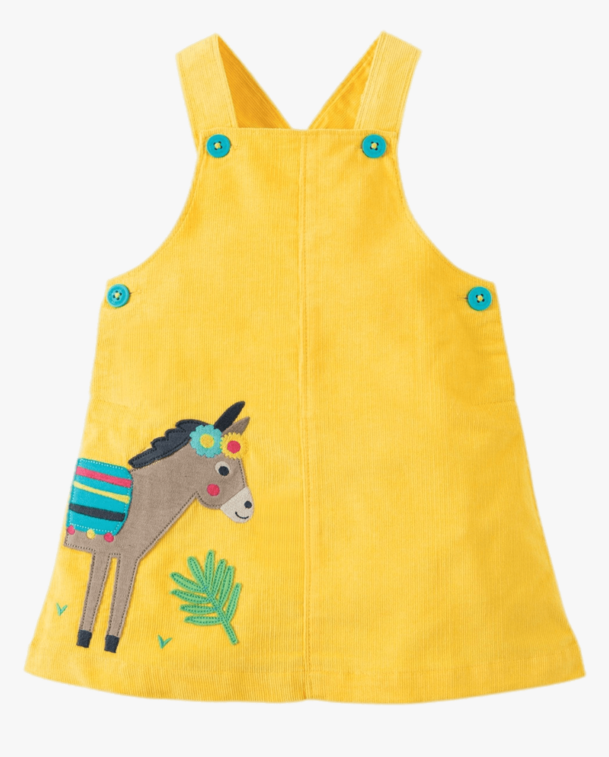 Yellow Pinafore Dress - Frugi, HD Png Download, Free Download