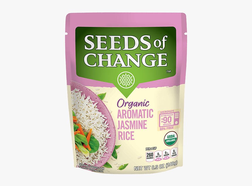 Jasmine Rice - Seeds Of Change Jasmine Rice, HD Png Download, Free Download