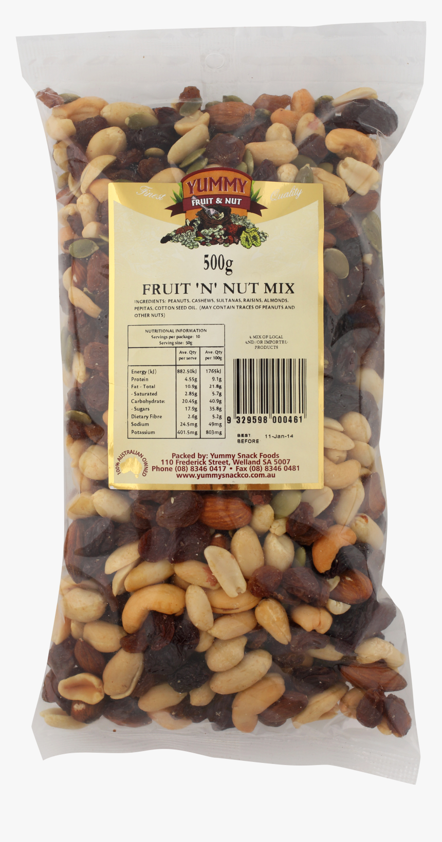 Fruit N Nut Mix 500g - Almond, HD Png Download, Free Download