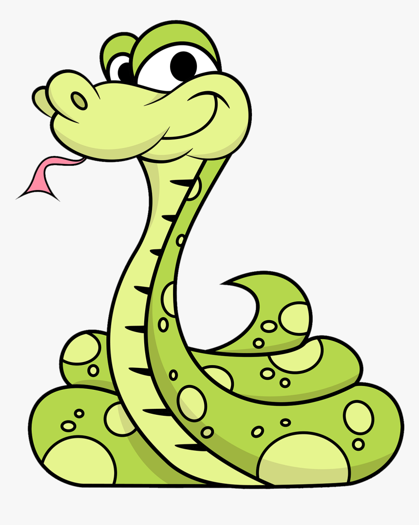 Cute Snake Transparent Background - Snake Clipart, HD Png Download, Free Download