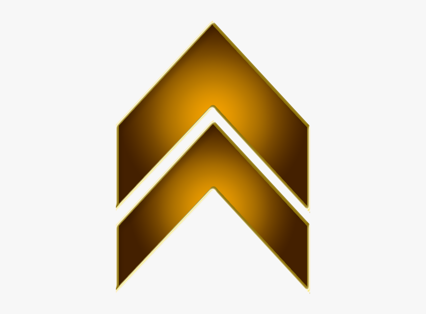 Double Arrow Brown Up - Up Arrow Gold Png, Transparent Png, Free Download