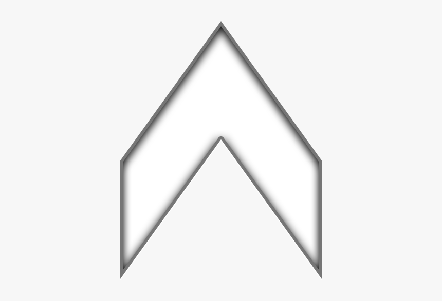 Silver Arrow Png - Triangle, Transparent Png, Free Download