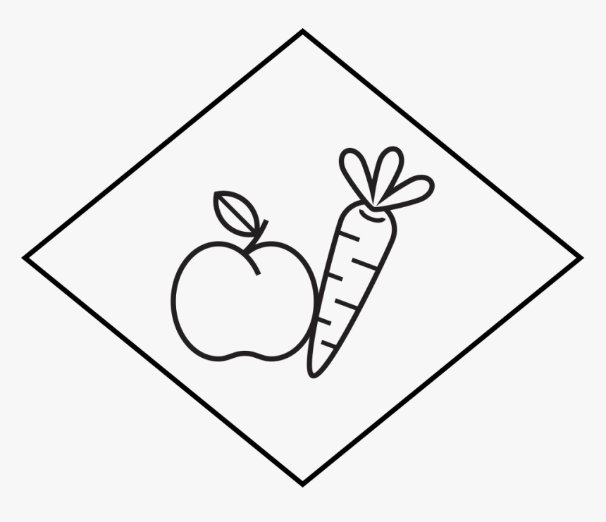 Fruits Black And White Clipart Mix - Line Art, HD Png Download, Free Download