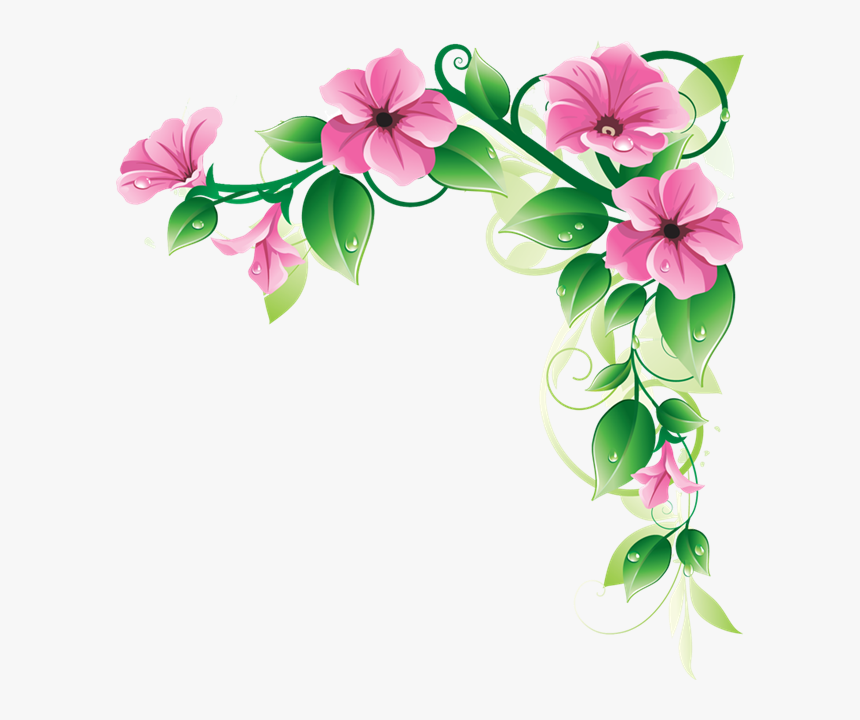 Transparent Purple Flower Border Png - Gilliflower, Png Download, Free Download