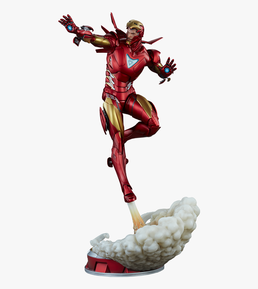 Iron Man Png -iron Man Extremis Mark Ii Statue - Sideshow Iron Man Extremis, Transparent Png, Free Download