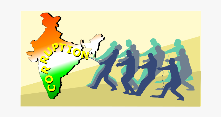 Corruption Free India - Drawing Poster On Corruption Free India, HD Png Download, Free Download