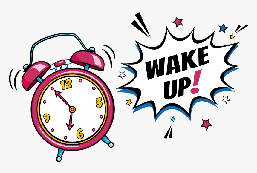 Waking Up Alarm Clock Cartoon Clipart , Png Download - Wake Up Alarm Clock Ringing, Transparent Png, Free Download