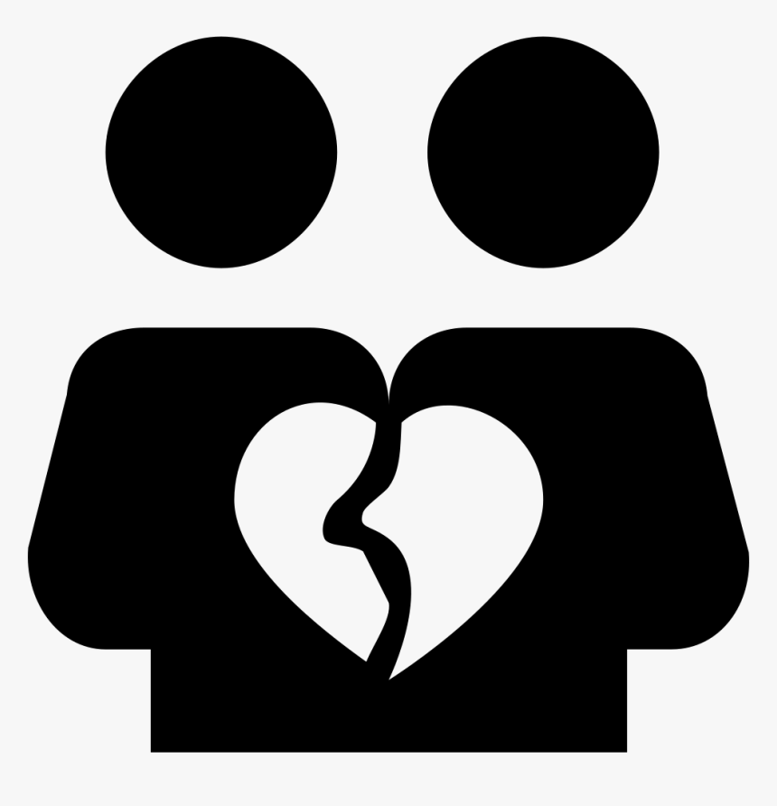 Marriage And Family Affairs - Break Up Icon Png, Transparent Png, Free Download