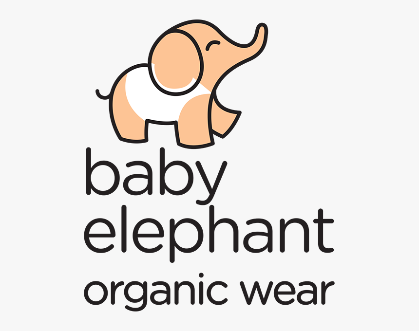 Baby Elephant - Baby Elephant Organic Wear, HD Png Download, Free Download