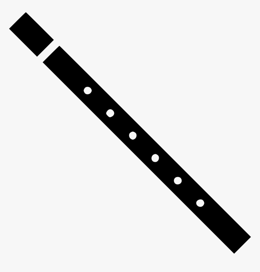 Flute Instrument Sound - Flute Black Png, Transparent Png, Free Download