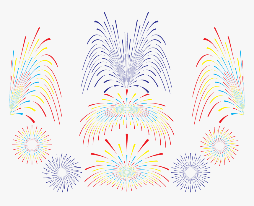 Illustration Vector Graphics Fireworks Euclidean Vector - Fogo De Artificio Transparente Png, Png Download, Free Download