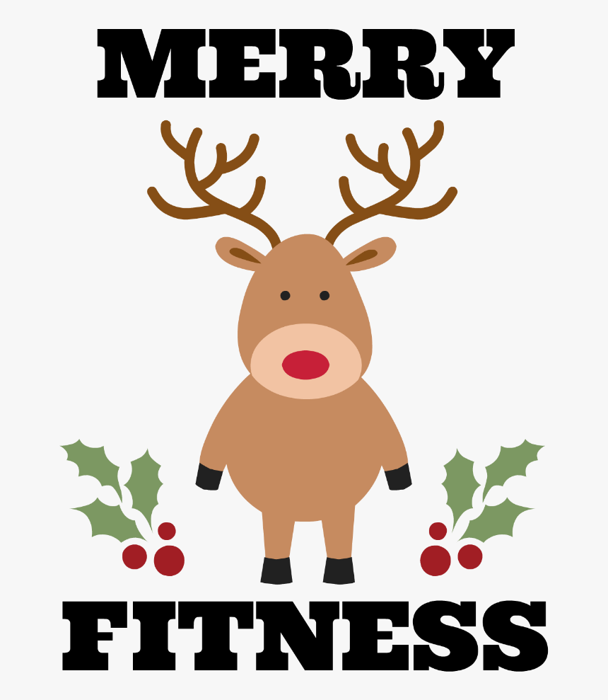 Fitness Clipart Christmas - Merry Christmas Fitness, HD Png Download, Free Download