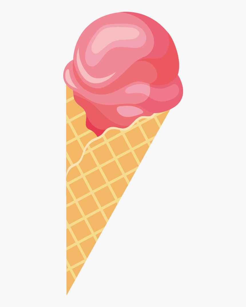 Ice Cream Cone - Label Ice Cream Png, Transparent Png, Free Download