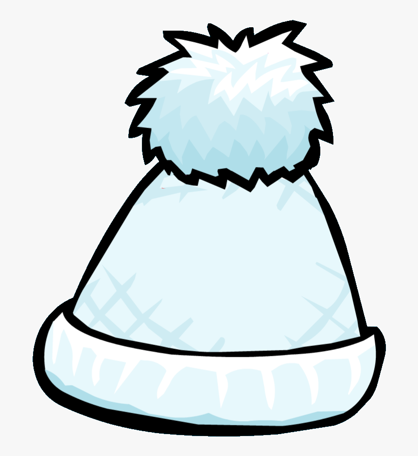Snowy Pompom Toque - Club Penguin Snow Hat, HD Png Download, Free Download