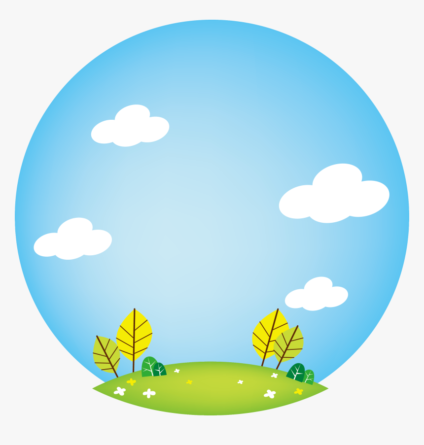 Blue Grass Transprent Png - Circle, Transparent Png, Free Download