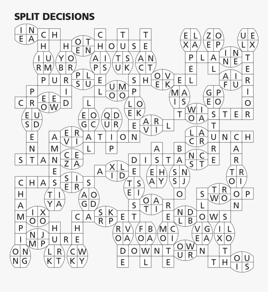 Split Decision Puzzles, HD Png Download, Free Download