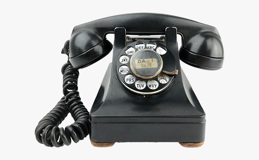 Clip Art Rotary Phone History - Black Rotary Phone Png, Transparent Png, Free Download