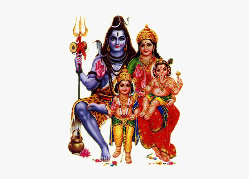 Enjoy Girl Friend Remedies - Shiva Family Images Png, Transparent Png, Free Download