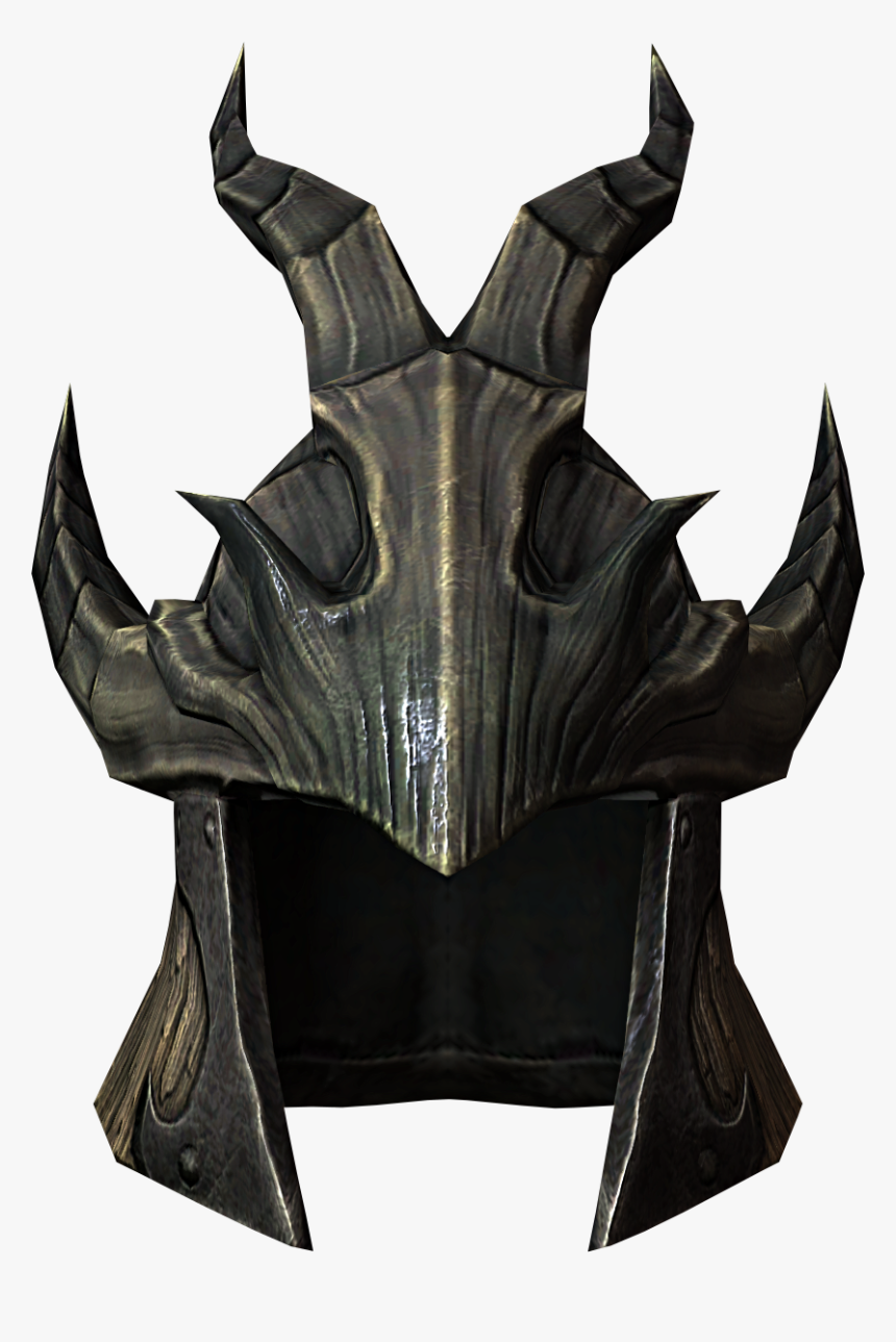 #skyrim #oblivion #elderscrollsv #elderscrolls #helmet - Skyrim Dragonscale Helmet, HD Png Download, Free Download